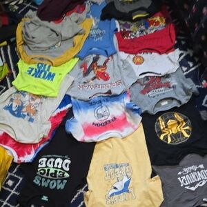 Marvel Kids And Other Mixed Shirts T-Shirt - Red and Gray